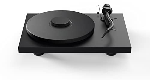 Pro-Ject Debut PRO S, Audiophiler Plattenspieler mit 10 S-Shape Tonarm und Pick it S2 C Tonabnehmer, elektronischer Geschwindigkeitsumschaltung, Satin Schwarz
