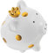 Levemolo Kronen-Sparschwein Kinder-Sparschwein Für Jungen Vintage- Keramik-Sparschwein Lustiges Sparschwein Neuartige Münzbanken Sparschwein Kleines Sparschwein