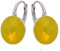 Rivoli Ohrringe Österreichische Zirkonia 925 Silber - Schmuck für Frauen und Mädchen - Hängeohrringe Ideal für Geschenke für Frauen (Yellow Opal)