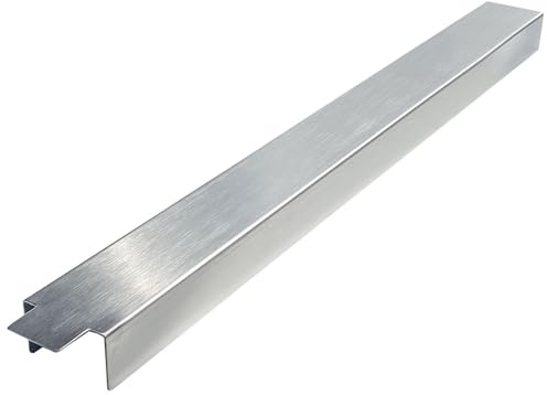 Sunrise Kitchen Supply Stainless Steel Heavy Duty 20 Gauge Deep Fryer Joining Strip/Connector (21 5/8L x 2W x 1 1/4H)