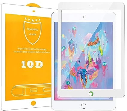 Rival Gadget Screen Protector for iPad Mini 4, iPad Mini 5 Tempered Glass Film (Transparent) (Packaging May Vary), White