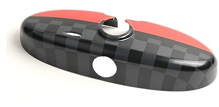 MINI R55-R61 JCW Rückspiegel Abdeckung, Innenspiegel Aufkleber für Mini Cooper One/S/JCW Serie R R55 R56 R57 R58 R59 R60 R61(JCW)