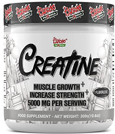 Psycho Pharma Creatine - 3g of Premium Creatine Monohydrate per Serving, 60 Servings