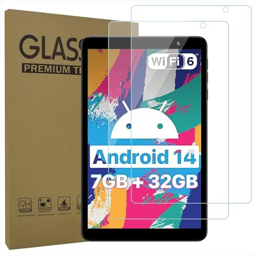 AKNICI [2 Piezas Protector de Pantalla para UMIDIGI G1 Tab Mini Tablet 8 Pulgadas Tablet, Cristal Vidrio Templado para UMIDIGI G1 Tab Mini, Dureza 9H, Antiarañazos, Antihuellas Protector Templado