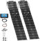 Pannello solare flessibile in fibra di vetro da 2 pezzi da 200 Watt, monocella portatile da 21 Volt 10BB Il pannello solare più flessibile con nastro adesivo per,WhiteSolarpanels