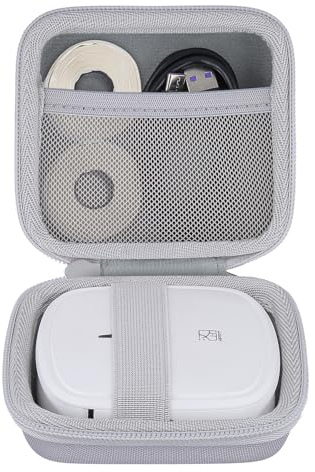 Aenllosi Hart Tasche Kompatibel mit PRT Qutie Bluetooth Beschriftungsgerät Selbstklebend, PRT Tragbarer Mini Labelmaker Etikettiergerät Hülle.(Nur Tasche)
