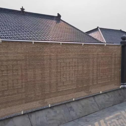 Balkon-Sichtschutz-Zaun-Abdeckung, UV-Block, Sichtschutz-Zaun-Sicht, braun, Balkon-Deck, Sichtschutz, Zaun, Wohnungen, Geländer, Sichtschutz for Deck, Terrasse, Hinterhof, Außenpool, Veranda, Geländer