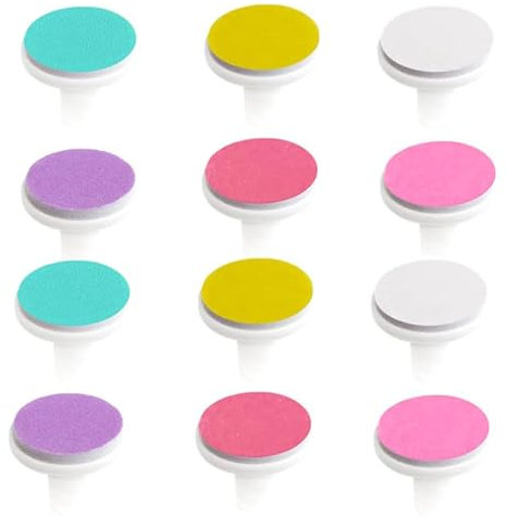 WeddHuis 12 Pcs Almohadillas de Repuesto para Cortaúñas Eléctrico de Bebés con Lima de Uñas Accesorios Esenciales para Bebés