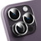 GANGANPRO Film de protection pour objectif appareil photo compatible avec iPhone 11/iPhone 12/iPhone 12 Mini, résistant aux rayures, HD transparent lentille verre trempé de protection coque - Argent