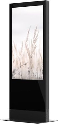 KIMEX - Totem Video Touchscreen 55'' - Risoluzione FULL HD - Luminosità 500 cd/m2- Utilizzo 24/7 - Indoor - Tecnologia PCAP - Design a bordi quadrati - 161-5505TP