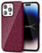 Svanove Cheetah Print Phone Case for iPhone 14 Pro Case Girly Trendy Leopard Pattern, Retro Cool Animal Print, Luxury Cute Case for Women, Aesthetic Y2k Hard Shell Plastic, Burgundy