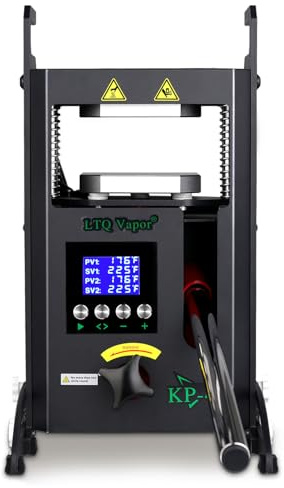 LTQ Vapor Rosin Presse 4 Tonnen Maschine 600 W Kolophonium-Extraktionsmaschine KP-4 für Kolophonium und getrocknete Blumen mit Temperaturregelung