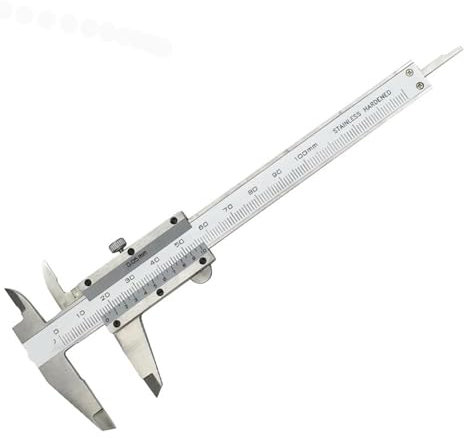 DUOCAI Calibre Vernier de Acero Inoxidable 70mm Calibre estándar de Aceite 0-100150-200mm(200mm)