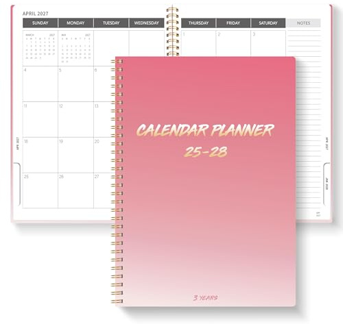Calendario 2025.7-2028.6, rosa