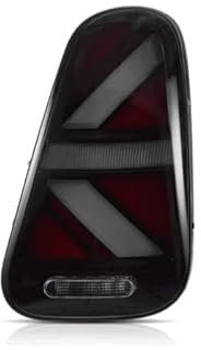 HIOMAQ Auto Rückleuchten für Mini R50 R52 R53 Cooper S 2002-2006, wasserdichte Links Rechts Rückleuchte Bremslicht Blinker Ersetzen Zubehör