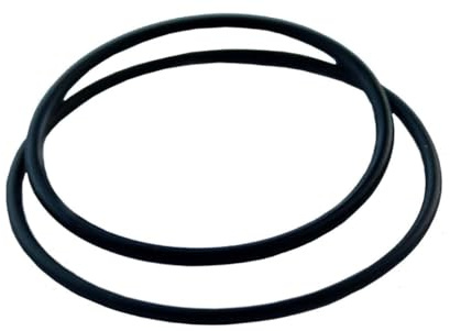 Dzina Replacement 'O' Rings for Metal Pop-Up Plugs – Black, 2-Pack (38mm & 45mm)