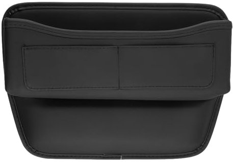 Kighdel Car Seat Gap Filler Organiser,Car Boot Organiser,Car Leather Cup Holder Gap Bag Car Seat Gap Storage Box Car Cup Holder Gap Bag with card for Driver and Passenger Seats