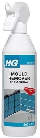 HG Mould Remover Foam, Mildew Cleaner for Walls, Tiles, Bathroom Seals & More, Blue - 500ml (1 Pack)