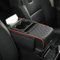 XIAOJINJU Boîte d'accoudoir universelle pour véhicules - En cuir synthétique - Avec poches d'organisation - Pour console centrale de voiture