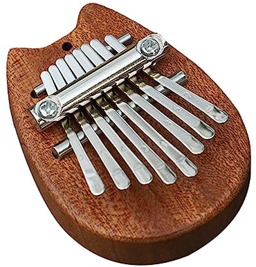 BESPORTBLE Holz Mini-kalimba Daumenklavier Tasten Musikinstrument Für Anfänger Platzsparend Leicht Zu Bedienen Transportieren