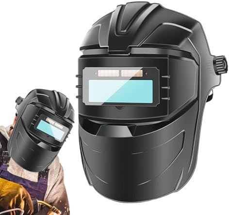 Schweißhelm, Gesichtsschutz, Blendschutz zum Schweißen – tragbarer Helm mit Anti-Beschlag-Gesichtsschutz für industrielle und häusliche Metallherstellung