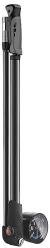 yeeplant Portable High-Pressure Pump, Aluminum Fork & Shock Pump, Fits Schrader & Presta Valves, Ideal for Both Road and Mountain S