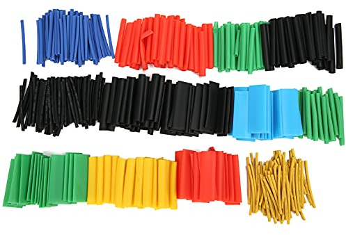 530Pcs Thermorétractable Tube Isolation Protection Manchon Couleur Rétractable Gaine Wrap Set pour Diverses Applications Électriques