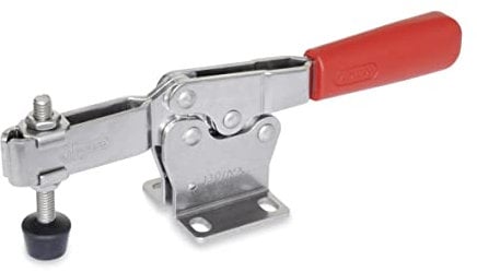 Ganter Normelemente | Horizontalspanner mit waagerechtem Fuß - GN 820-230-MC | Stahl | verzinkt, blau passiviert | 1 Stück