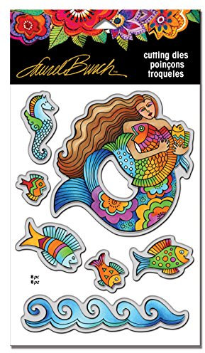 STAMPENDOUS lbdcs03 Laurel Burch Meerjungfrau Fisch die Cut Set
