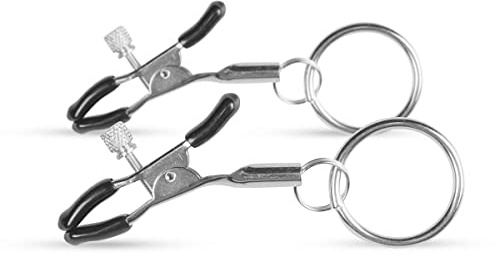 Easytoys Fetish - Metall Nippelklammern mit Ring