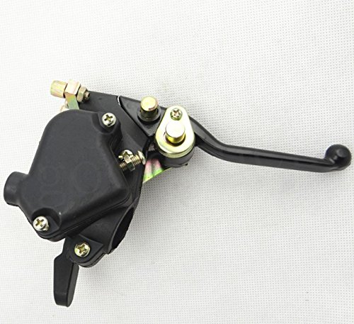 HuoPu Palanca de freno doble de acelerador de pulgar, 4 frenos de mano delanteros, Mini Moto Quad Pit Bike ATV