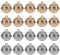 MILISTEN 20pcs Christmas Jingle Bell Ornament Hollow Craft DIY Iron Bell Xmas Door Hanger Sleigh Holiday Tree Ornament for Festival Home Decoration