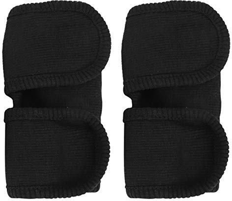 2pcs Dog Front Leg Wrist Guard,Dog Cat Leg Brace Elbow Protector Warm Knee Pads Surgery Wound Leggings Guard for Dogs Prevent Injury (L-Black)
