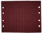 Draper 54869 1/3 Sanding Sheets with Hook and Loop, 93 x 190mm, 120 Grit (Pack of 10)