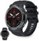 KSIX Oslo Reloj Inteligente Multideporte, Smartwatch Táctil 1,5, Notificaciones y Llamadas, Asistentes de Voz, Podómetro, Pulsómetro y Oxígeno en Sangre, App Propia, Soporte NFC, Negro