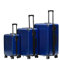 Münicase M816 TSA-Schloss Koffer Reisekoffer Trolley Kofferset Hardschale Boardcase (Diamondblau, 3tlg. Kofferset)
