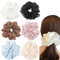 Übergroße Haargummis, Jumbo-Haargummis aus Organza, große Haargummis aus Chiffon, riesige Haargummis, große Haargummis für Frauen und Mädchen