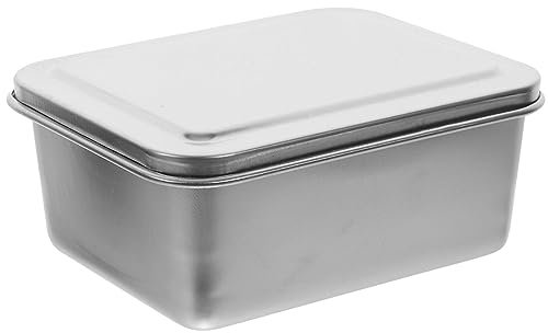 BESTonZON Stainless Steel Cake Pan Tray Bake Nonstick Tiramisu Box Large Capacity Baking Tin