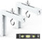 DAWASAPAT Universal Projector Screen Ceiling Mount, Wall Hanging Mount L-Brackets, 6 inch Adjustable Extension Projector Screen Holder with Hook Kit & Bubble Level