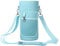 kwmobile Neopren Halter für Flaschen - Flaschenhalter für bis zu 2000ml Trinkflasche - weiche Tasche für Wasserflasche in Blau
