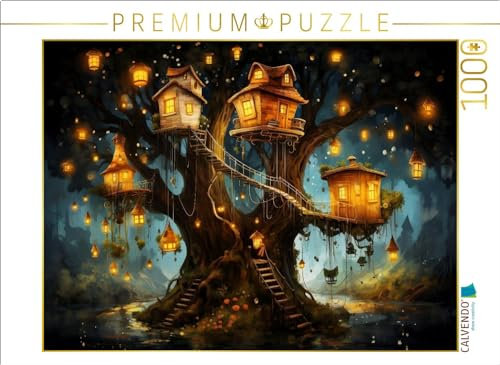 CALVENDO Puzzle Die Wilden Nachbarn - Sie Leben in dem hohlen Baum. Ganz ohne Korb, doch mit viel Raum! | 1000 Teile Lege-Größe 64 x 48 cm Foto-Puzzle für glückliche Stunden