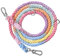 ZAYIUKI Hundeleine, Slip-Leine, Gehleine, geflochtenes Seil, 2,1 m lang, für Starkes Training, Gehen, Schwimmen, Wandern