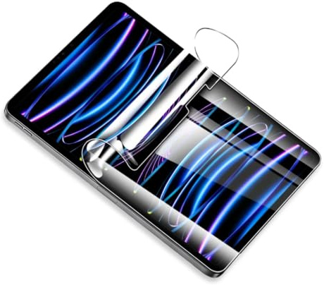 nulala 2 Stück Schutzfolie für iPad Pro 11inch (2021), Fingerabdruck-ID HD Weich TPU Folie Displayschutzfolie Blendschutz Panzerfolie für iPad