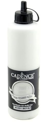 Cadence Pintura Acrílica Multisuperficie Hybrid Blanco 500 ml Ref. H001G