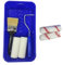 Generic Paint Roller Brush Set Hand Tool Flooring Roller Comfortable Grip with Tray Multiuse for Door Garden Ceiling Home Use Office