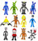 12pcs Five Nights at Freddy's Figures, Five Nights at Freddy's Toys Dolls Gifts Cake Toppers, 4 inches
