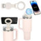 JAYOBGO Magnetische Handyhalterung für Stanley 1,2 l Trinkflasche, MagSafe-kompatibel, Handy-Stativ für Stanley Quencher H2.0 mit Griff, Weiß