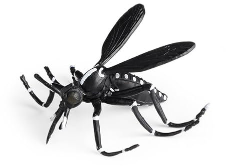 Zkydhbd Mücken-Orchideen-Mantis-Figuren, Simulationsmodelle, Zaun-Ornamente für Garten, Heimdekorationen