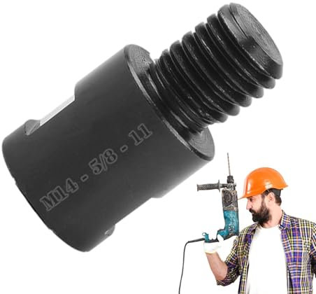 Generic Adattatore per smerigliatrice angolare e trapano | Accessorio per fresa con albero motore da M10 a M14, adattatore per smerigliatrice angolare per metall