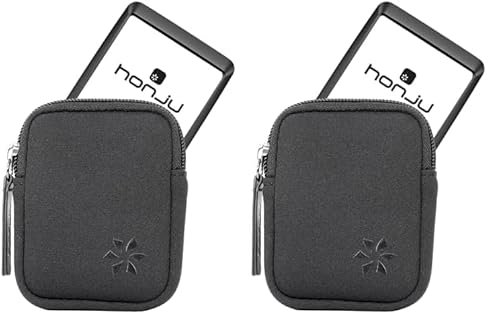 honju Bike Neopren-Case für Bosch Kiox 500 Displayschutz-Tasche [E-Bike/Pedelec Cover, Schutz vor Kratzern & Schmutz, Fahrrad-Computer Aufbewahrung, Hochwertiger Reißverschluss] - schwarz